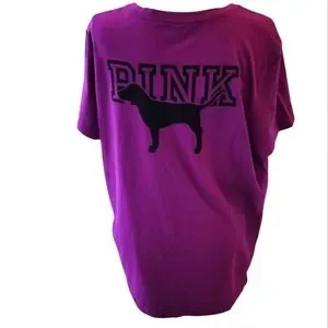 PINK Victoria's Secret | Tops | Victoria Secret Pink Short Sleeve T ...